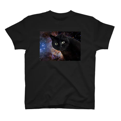 宇宙の黒猫クロスケ① スタンダードTシャツ