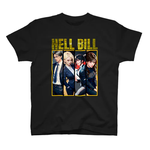 HELL BILL BIG LOGO /ALL YOU NEED IS HELL  Regular Fit T-Shirt