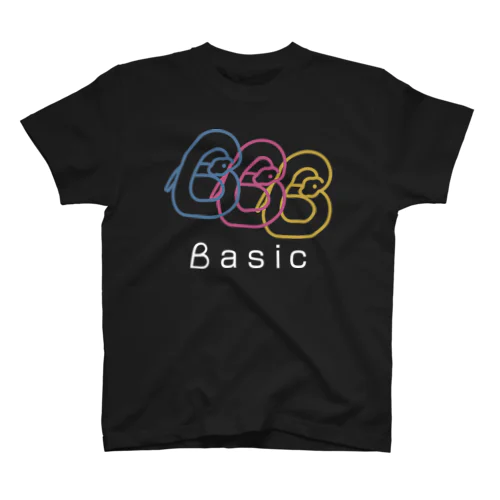 Baisc ３色ロゴ Regular Fit T-Shirt