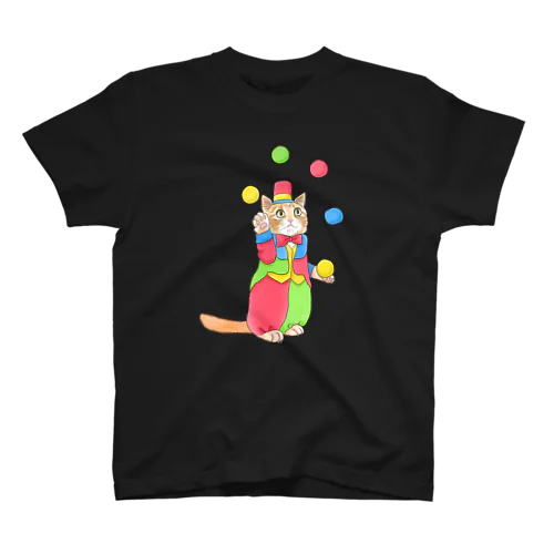 サーカスにゃんこ　ジャグリング スタンダードTシャツ