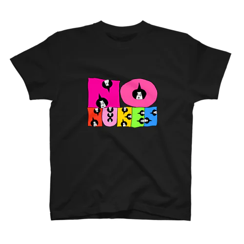 いるまぁーな　NO NUKES  バックプリントありver. スタンダードTシャツ