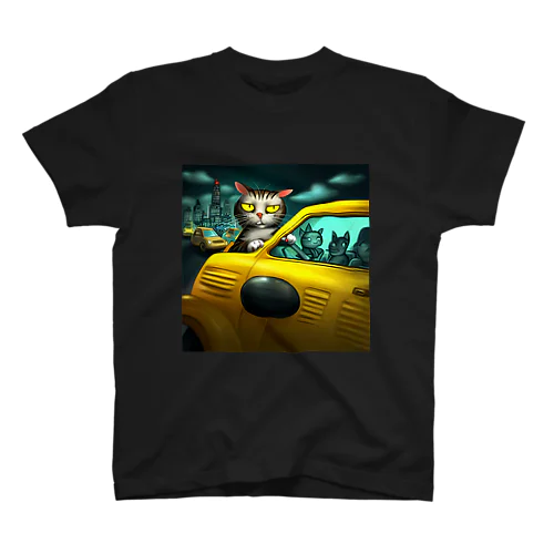 猫の運転手 スタンダードTシャツ