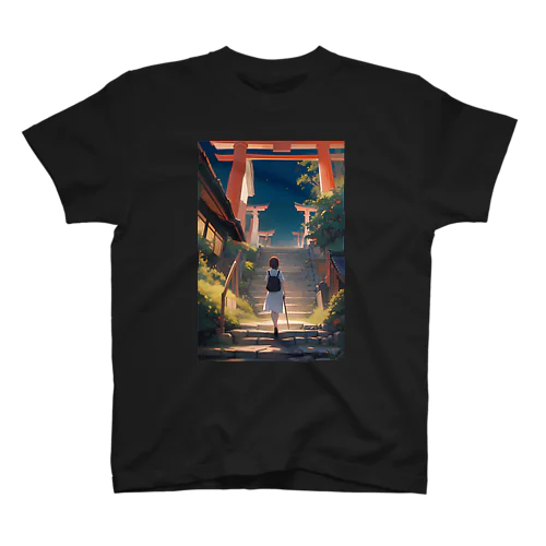 Stairway Journey　〜紡がれる架け橋の旅〜　No.1　「これより神の地」 スタンダードTシャツ