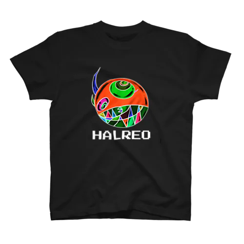 HALREO UFO BLACK スタンダードTシャツ