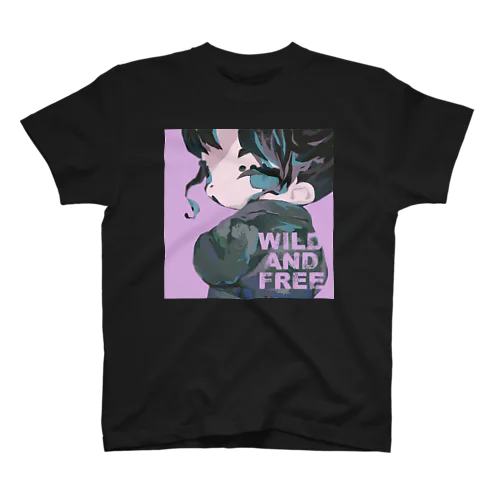 ミニキャラシリーズ：WILD AND FREE スタンダードTシャツ