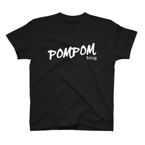 DC PomPomBlog（white） Regular Fit T-Shirt