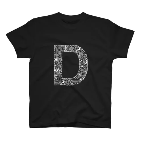 アルファベットのD スタンダードTシャツ