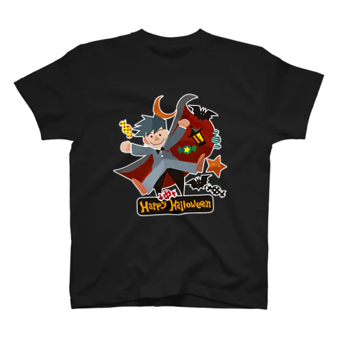 ハロウィンKIDS Dracula boy スタンダードTシャツ