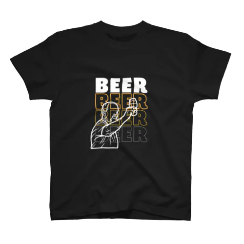 ビール好きの為の『ビール党宣言』Tシャツ スタンダードTシャツ