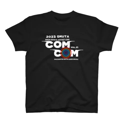 ライブイベント『COMCOM vol.1』白文字 Regular Fit T-Shirt