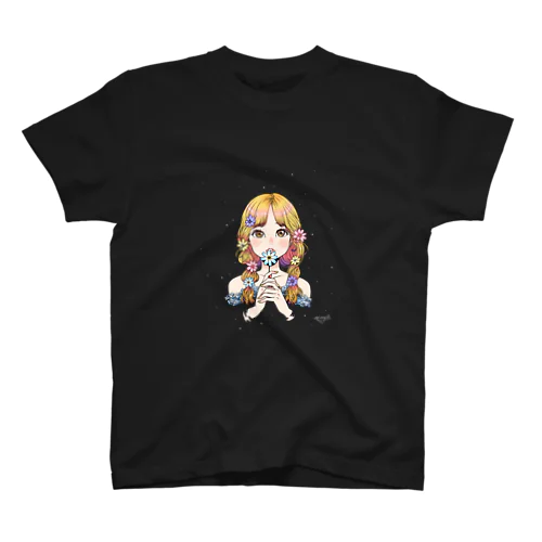 cosmos（Black） スタンダードTシャツ