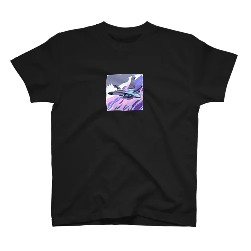 幻想世界を飛ぶ EA-18ｸﾞﾗｳﾗｰ スタンダードTシャツ