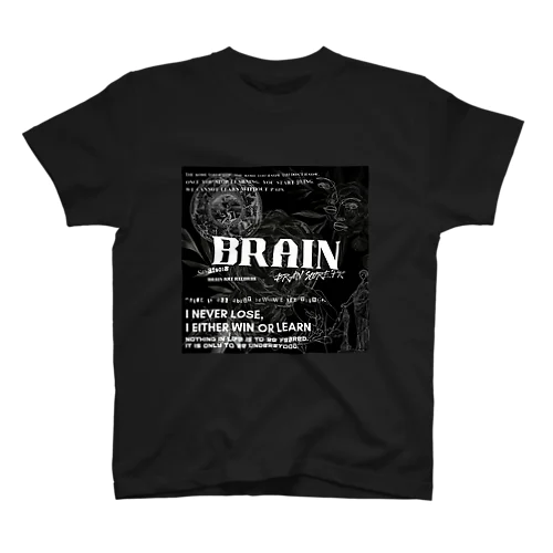 BRAIN ART RECORDS 2023 A/W WEB SHOP limited Product Regular Fit T-Shirt