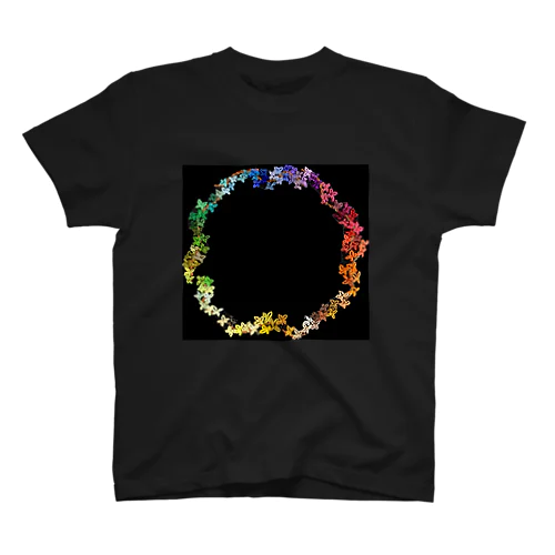 rainbow embroidery Regular Fit T-Shirt