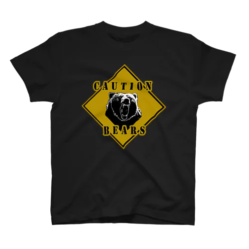 CAUTION- Bear　４ Regular Fit T-Shirt