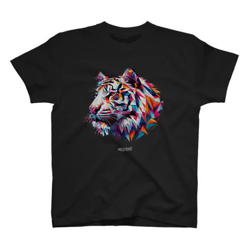 タイガーPolygonal スタンダードTシャツ