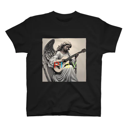 Angel playing guitar スタンダードTシャツ