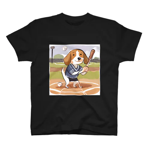 野球犬 スタンダードTシャツ