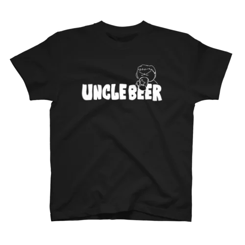 おじさんイラストとロゴ【ビールおじさん】 Regular Fit T-Shirt