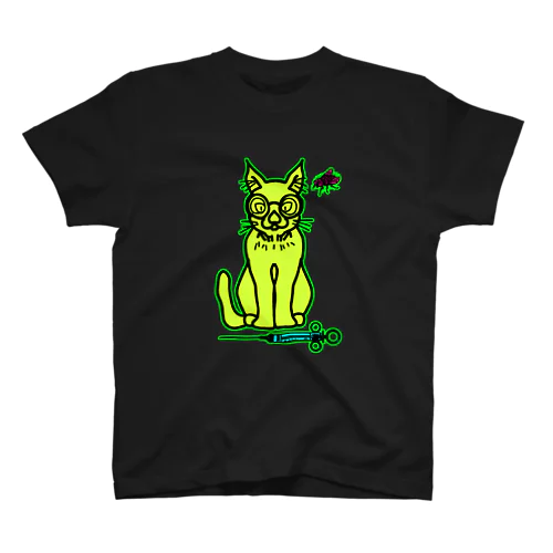 待ちきれない猫 Regular Fit T-Shirt