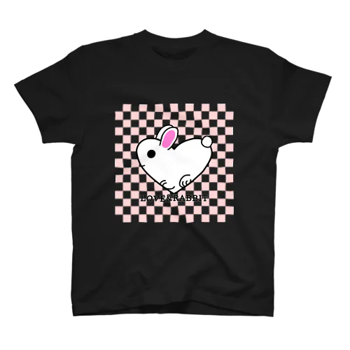 LOVE＆RABBIT(市松)P スタンダードTシャツ