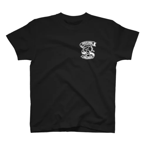 左胸エンブレムバージョン【ビールおじさん】 Regular Fit T-Shirt