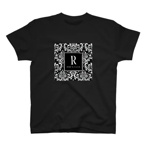 ダマスク柄シリーズ（ブラック） Regular Fit T-Shirt