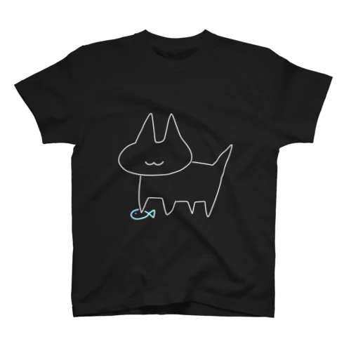 白猫にゃん スタンダードTシャツ