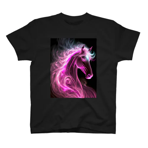 Ruby Flame Horse Regular Fit T-Shirt