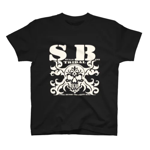 SKULL&BONE TRIBAL WHT スタンダードTシャツ