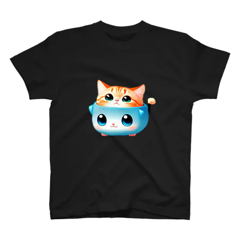 猫科に属する ゆるキャラ スタンダードTシャツ