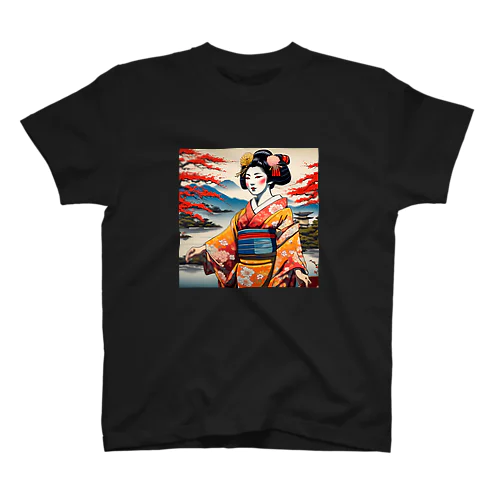 日本の風景:舞妓さん、Jpanese senery:MAIKO スタンダードTシャツ