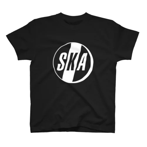 NEW WAVE SKA/White Print Regular Fit T-Shirt