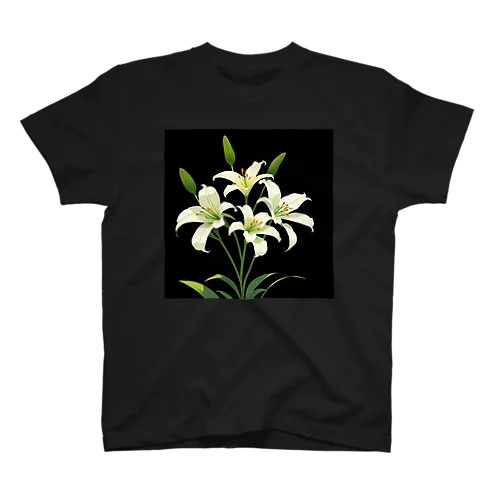 AIが生成した植物柄のグッズ Regular Fit T-Shirt