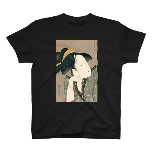 浮世絵：喜多川歌麿_物思恋 スタンダードTシャツ