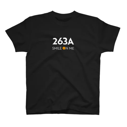 263A - SMILE ON ME -（黒）小さいデザイン スタンダードTシャツ