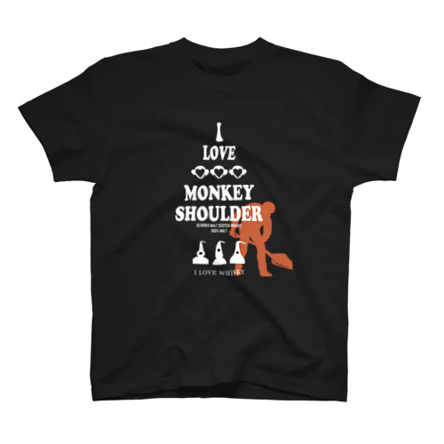 I LOVE WHISKEY-02BK スタンダードTシャツ