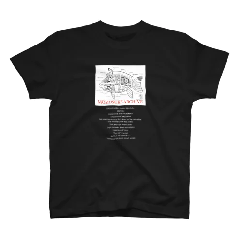 ナポレオン号透視図（もくじ白付き） スタンダードTシャツ