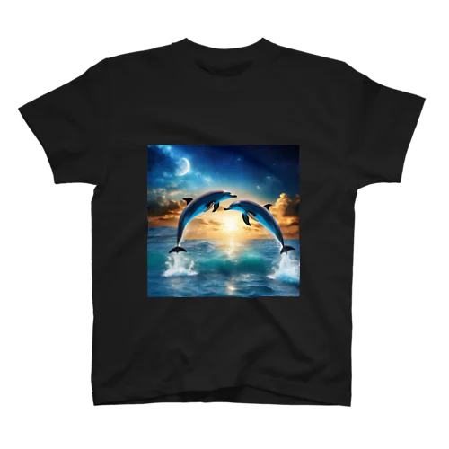 occasus solis　Delphinus Regular Fit T-Shirt