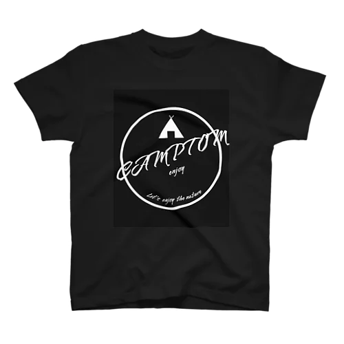 モダンなデザインの「CAMPTOM」 スタンダードTシャツ