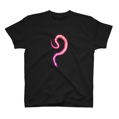 ネオンスネーク  ピンクグラデーション スタンダードTシャツ