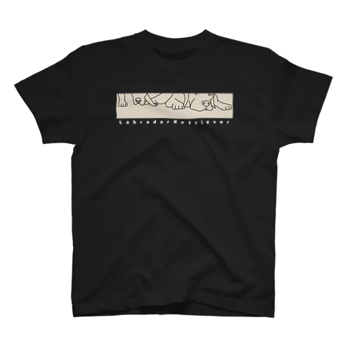 ラブさん黒に白文字 スタンダードTシャツ