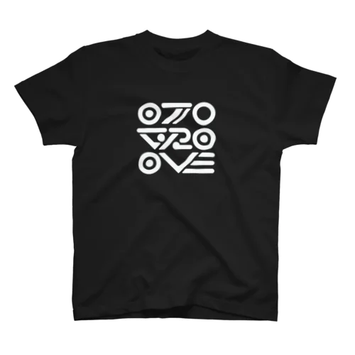 otogroove:ロゴ(3段ホワイト) スタンダードTシャツ