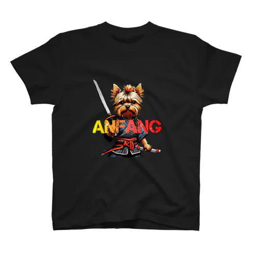 ANFANG SAMURAI YORKIE Regular Fit T-Shirt