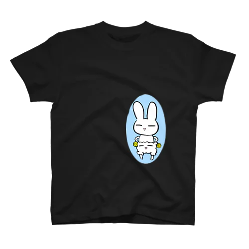 羊パンツをはくうさぎ スタンダードTシャツ