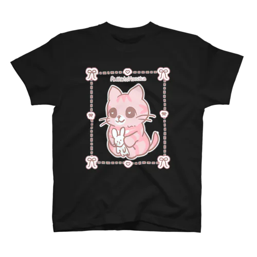 うさぎだっこ猫ちゃん Regular Fit T-Shirt