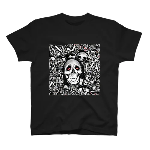 Skull and bones スタンダードTシャツ