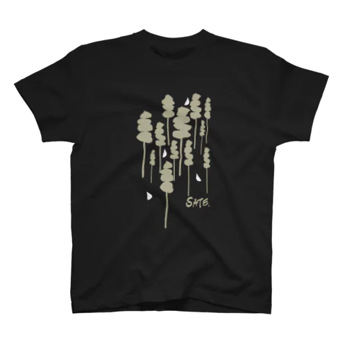 SATE＋BAWANG  MERAH(白) スタンダードTシャツ