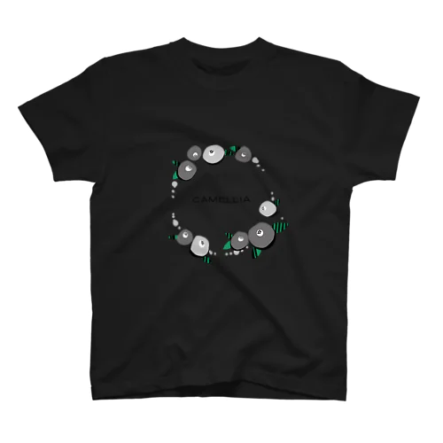 BLACK Camellia Regular Fit T-Shirt