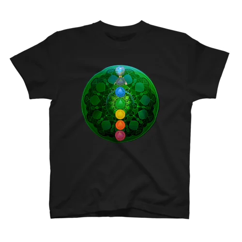 宇宙曼荼羅　緑の奇跡 Regular Fit T-Shirt